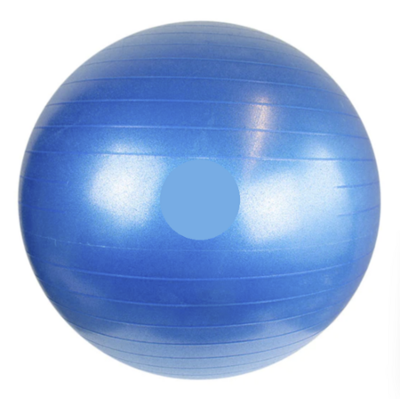 20 stk. Træningsbold 45 cm - (BLÅ)