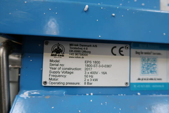 Pappresser MIL-TEK EPS 1800