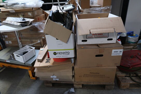 Palle med div. Elektronik og reservedele MIELE m.fl.