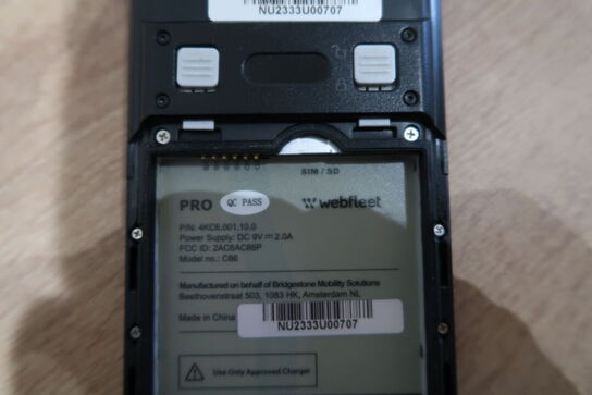Professionel driver terminal WEBFLEET PRO C66
