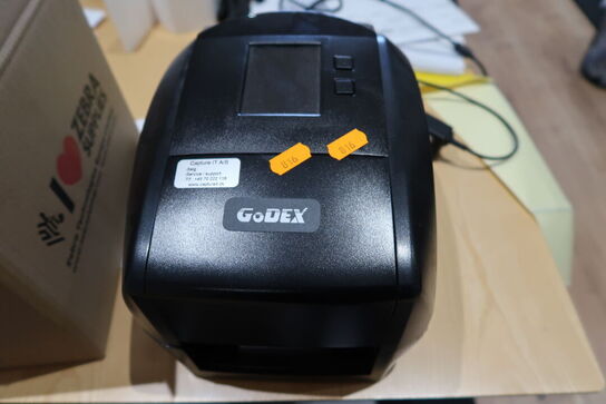 Thermal label printer GODEX RT833i med div. Labels