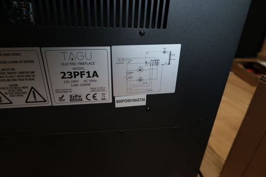 Elektrisk pejsindsats TAGU 23PF1A
