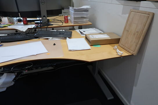 El. hæve/sænke skrivebord uden indhold