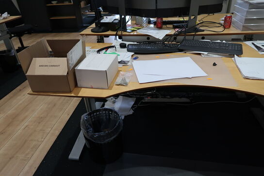 El. hæve/sænke skrivebord uden indhold