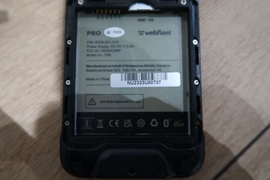 Professionel driver terminal WEBFLEET PRO C66
