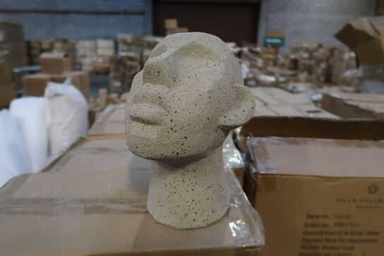 116 stk. Figur Hoved Talvik Cement Lys olivengrøn H23