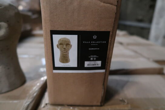 384 stk. Figur Hoved Talvik Cement Lys olivengrøn H15