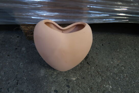 1392 stk. 5044/10 Hjertepotte 10x10x6 terrakotta - Varenummer: 504798