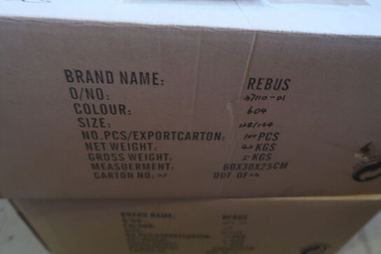 Ca. 150 stk. Rebus toppe