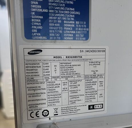 Kølefryseskab SAMSUNG