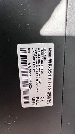 Trådløs mikrofonsæt, KARSECT WR-351/HT-35