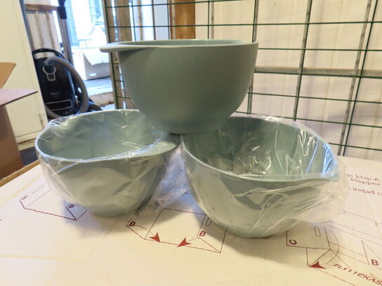 3 stk. margrethe skåle, RUSTI 750 ml. 