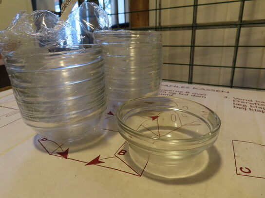 12 stk. små glasskåle, ARCOROC 70 mm.