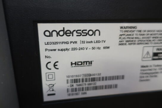 Skærm, tastatur, radio m.m.