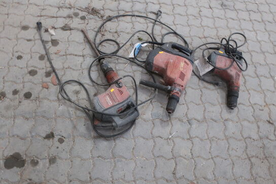 3 stk. Mejselhammer HILTI