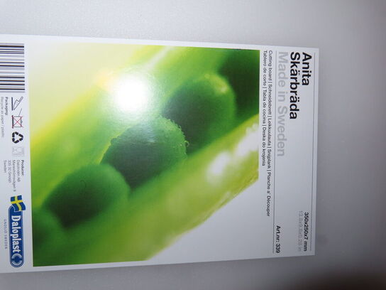 4 stk. skærebrædt, med og uden saftrille