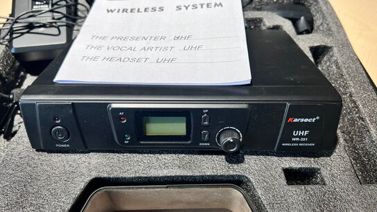 Trådløs mikrofonsæt, KARSECT WR-351/HT-35