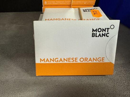 40 stk. Blækpatroner MONTBLANC MANGANESE ORANGE