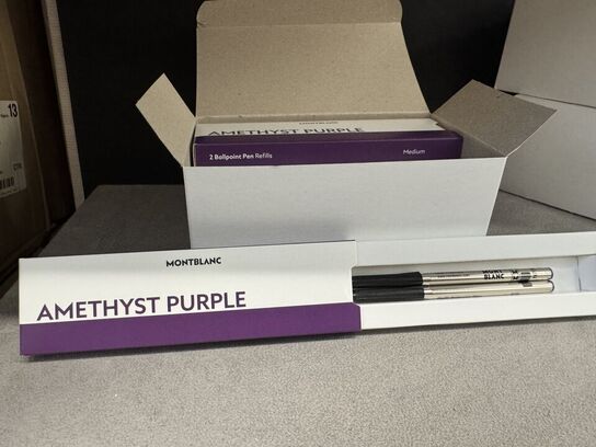 20 stk. Fyldepenne/Ballpoint Refill MONTBLANC AMETHYST PURPLE