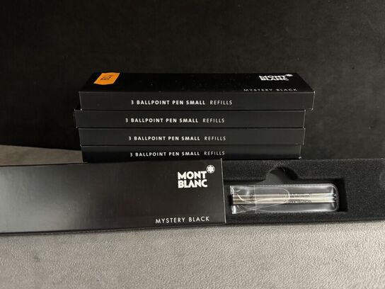 24 stk. Fyldepenne/Ballpoint Small Refill MONTBLANC MYSTERY BLACK