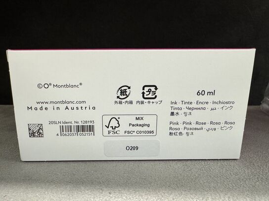 60 ml. Blæk MONTBLANC POP PINK