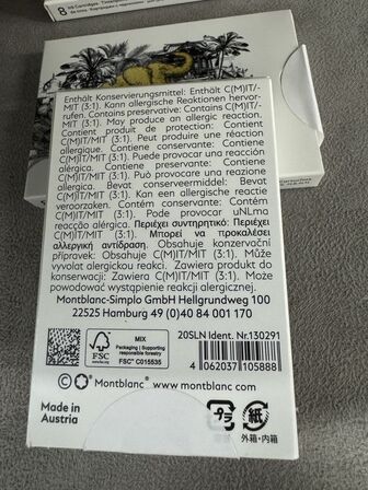 32 stk. Blækpatroner MONTBLANC BROWN