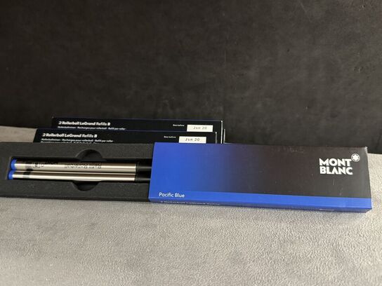 8 stk. Fyldepenne/Rollerball LeGrand Refill MONTBLANC PACIFIC BLUE