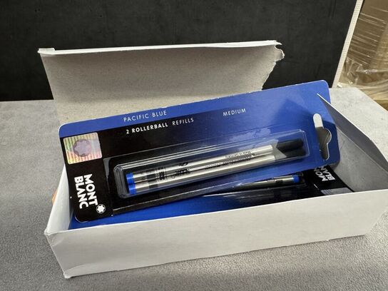 12 stk. Fyldepenne/Fineliner Refill MONTBLANC PACIFIC BLUE