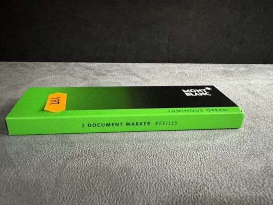 2 stk. Document marker Refill MONTBLANC LUMINOUS GREEN