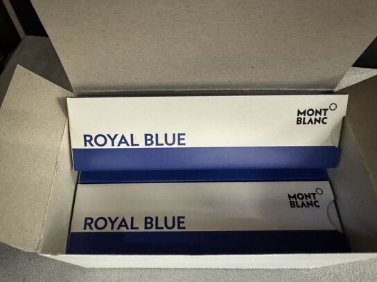 21 stk. Fyldepenne/Ballpoint Refill MONTBLANC ROYAL BLUE