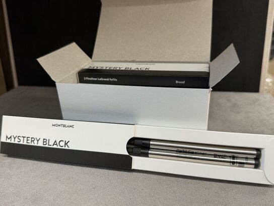 18 stk. Fyldepenne/Fineliner Refill MONTBLANC MYSTERY BLACK