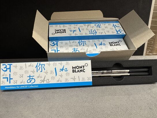20 stk. Fyldepenne/Ballpoint Refill MONTBLANC TURQUOISE
