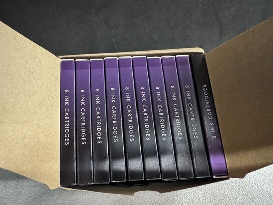 80 stk. Blækpatroner MONTBLANC LAVENDER PURPLE