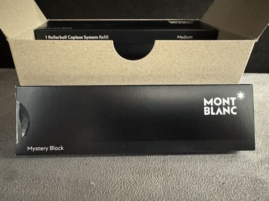 10 stk. Fyldepenne/Rollerball Refill MONTBLANC MYSTERY BLACK