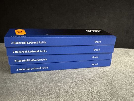 8 stk. Fyldepenne/Rollerball LeGrand Refill MONTBLANC PACIFIC BLUE