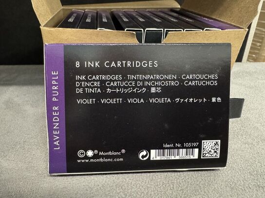 80 stk. Blækpatroner MONTBLANC LAVENDER PURPLE