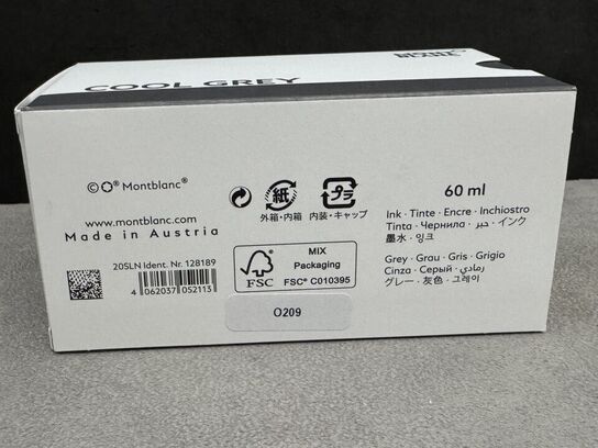 60 ml. Blæk MONTBLANC COOL GREY
