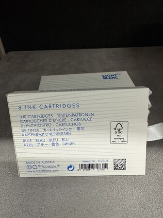 32 stk. Blækpatroner MONTBLANC BOHEME BLUE