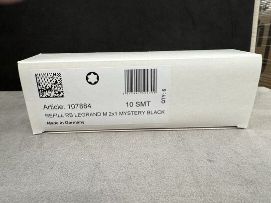 12 stk. Fyldepenne/rollerball Refill RB LeGrand MONTBLANC MYSTERY BLACK