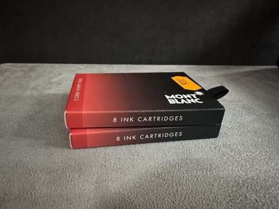 16 stk. Blækpatroner MONTBLANC CORN POPPY RED