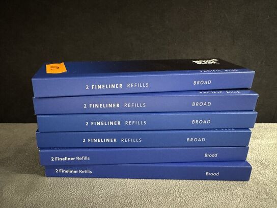 12 stk. Fyldepenne/Fineliner Refill MONTBLANC PACIFIC BLUE