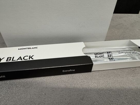 9 stk. Fyldepenne/Artfineliner Refill MONTBLANC MYSTERY BLACK