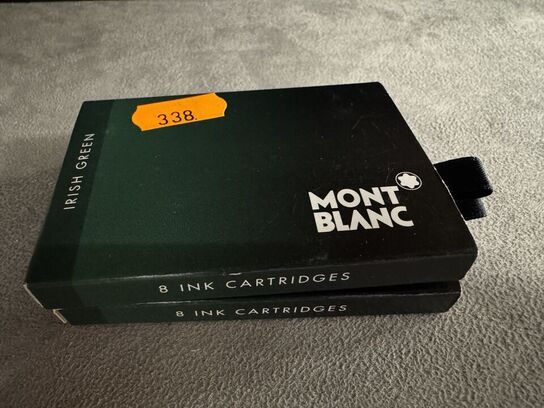 16 stk. Blækpatroner MONTBLANC IRISH GREEN