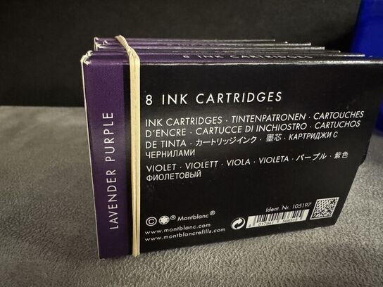 56 stk. Blækpatroner MONTBLANC LAVENDER PURPLE