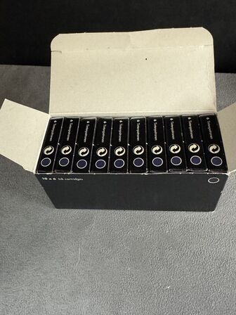 60 stk. Blækpatroner  MONTBLANC BLUE-BLACK