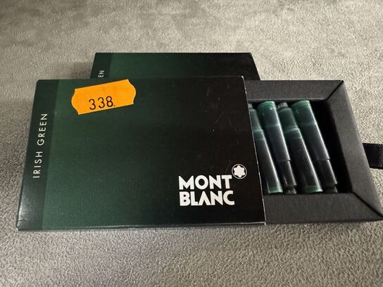 16 stk. Blækpatroner MONTBLANC IRISH GREEN