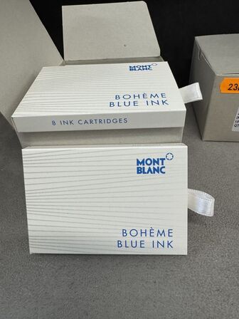 80 stk. Blækpatroner MONTBLANC BOHEME BLUE