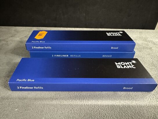 6 stk. Fyldepenne/Fineliner Refill MONTBLANC PACIFIC BLUE