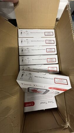 2 Ks. Time Timer 8" & 12" + Parti Underlag