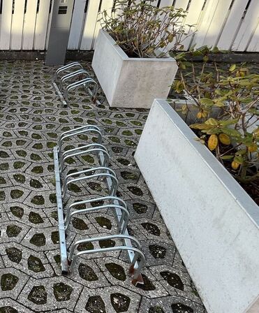 Cykelstativer Blank til  5+3 Cykler